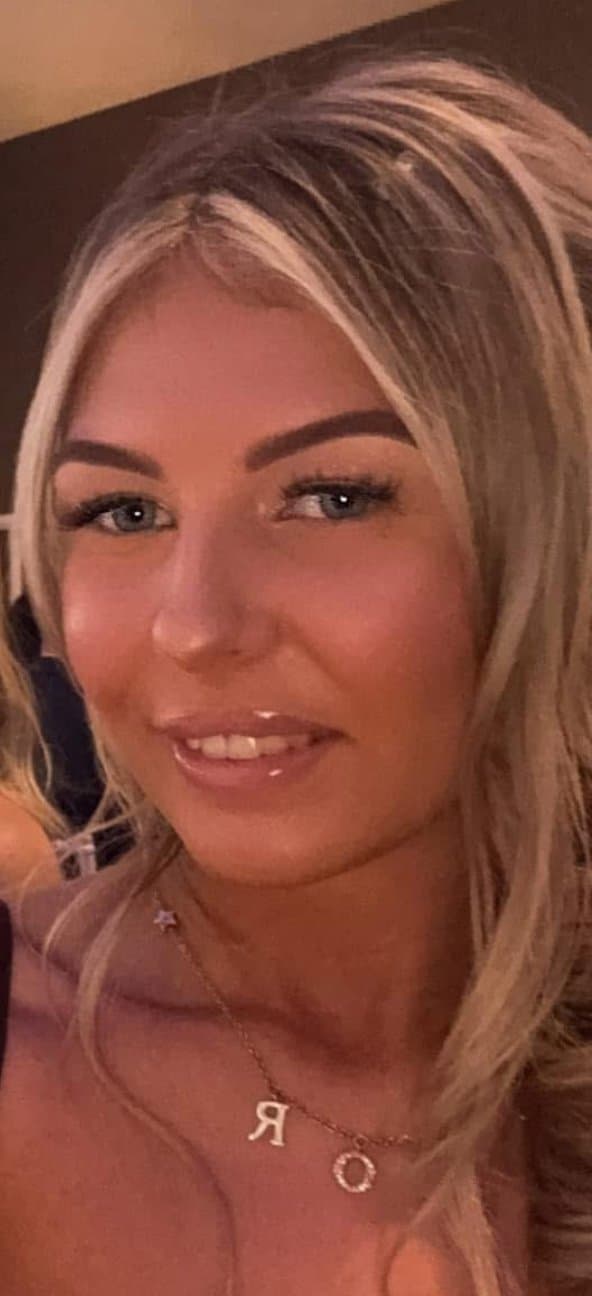 Blonde Dior neckless slut