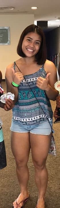 My favourite fitness girl with big thigh but I like her thigh more But she arrogance type