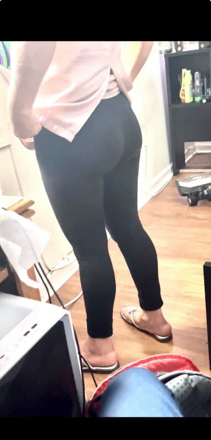 Candid sister leggings creep shot. (Dm for candid trades)