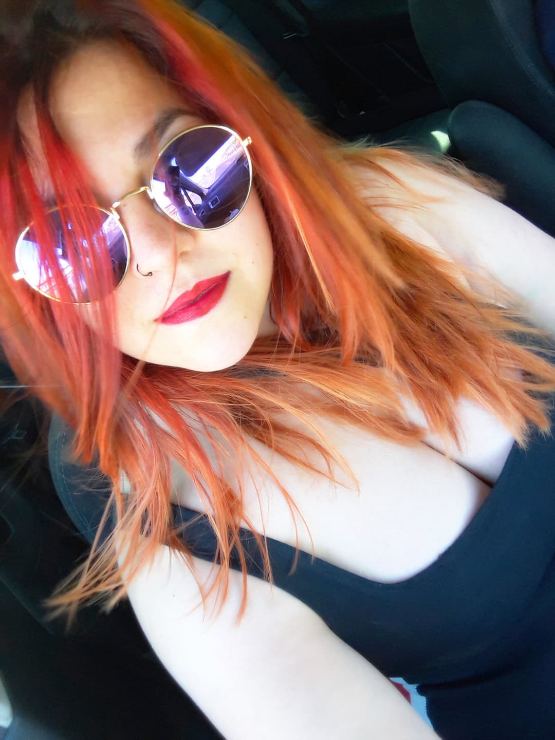 Gordita española exhibicionista