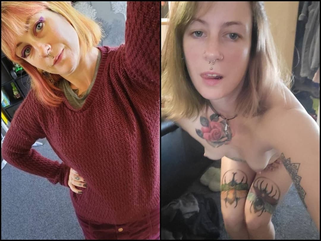 UK married slut dressed sexy teasing her on wedding and sexy lingerie