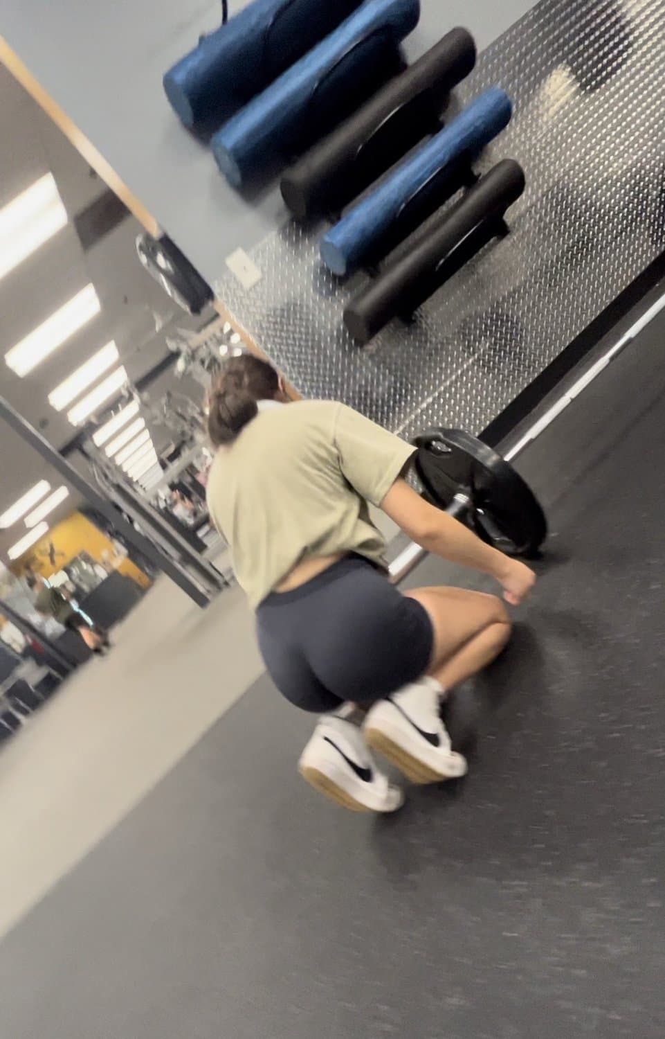 FUCKED THIS CANDID BUBBLE BUTT LATINA TEEN AFTER GYM