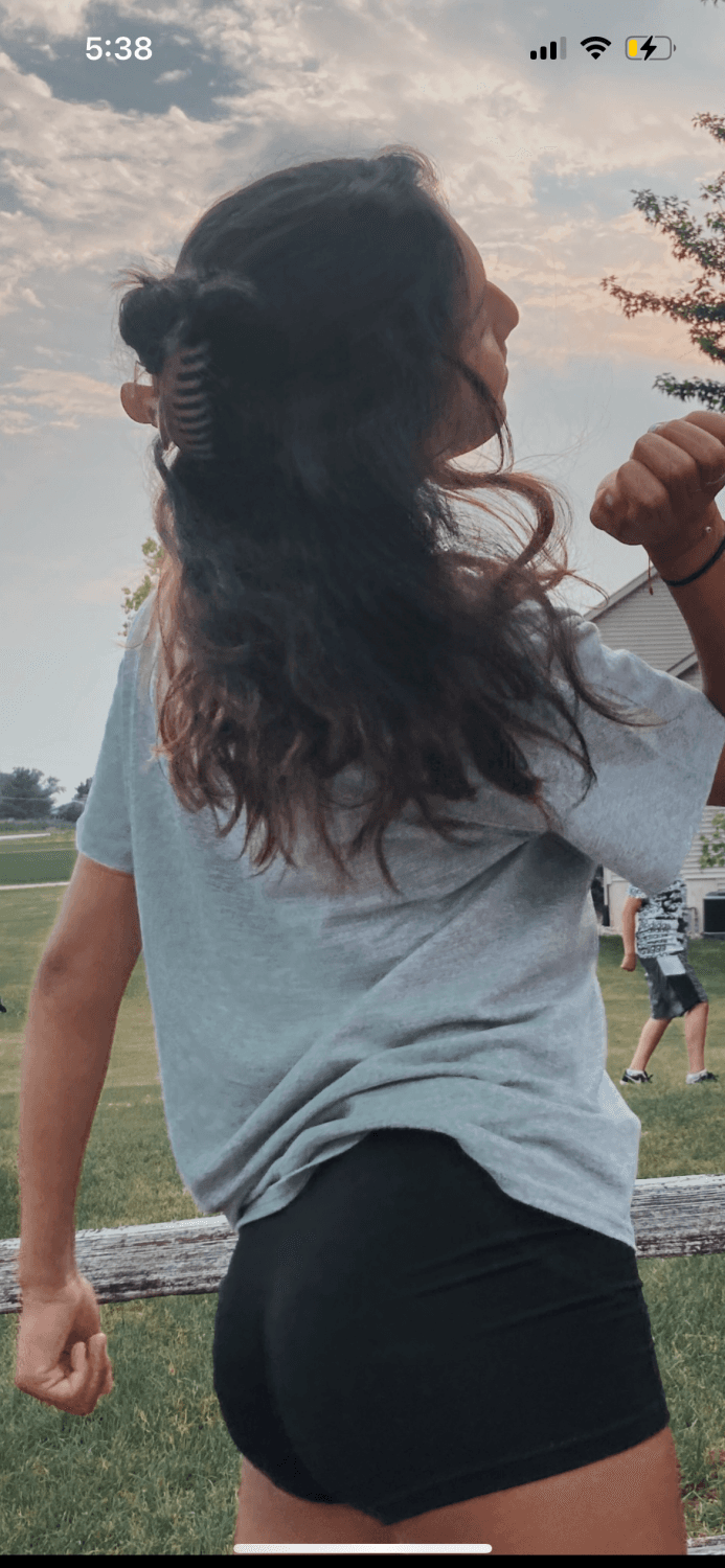 Cute yng Teen with long legs BARELY 18???