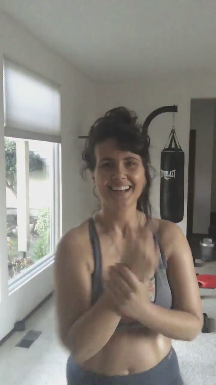 Best Friends mom sports bra