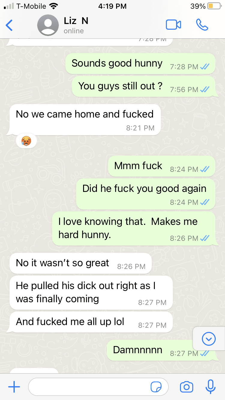 Married slut texts her lover after fucking her husband. Makes them both cum
