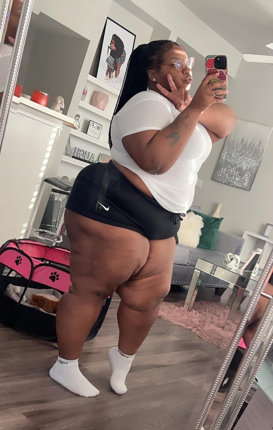 SEXY CHUNKY CHUBBY THICK CHOCOLATE EBONY BIG HUGE ASS SSBBW BBW