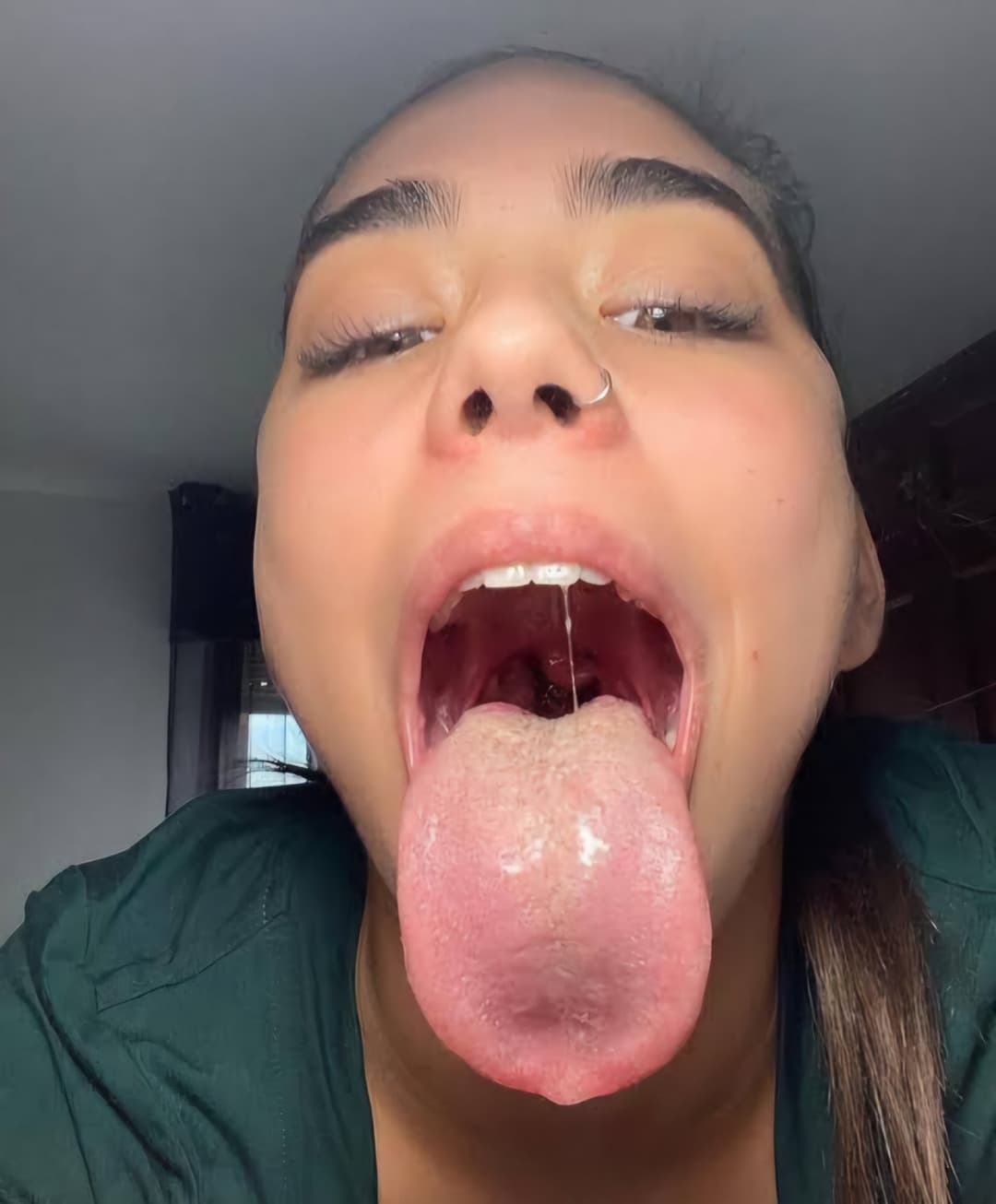 Noa Blanco long tongue fetish