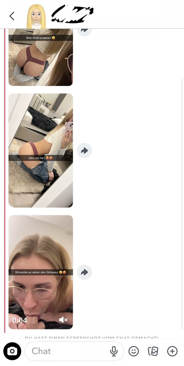 Geile deutsche bläst Dildo auf Snapchat! Deeptroath!