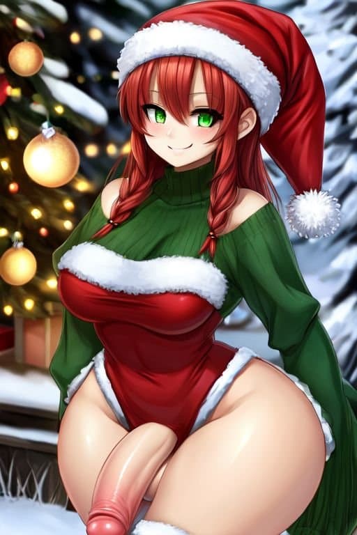 Holiday Futanari | My gift from me to you is two albums of AI porn! Happy Holidays!