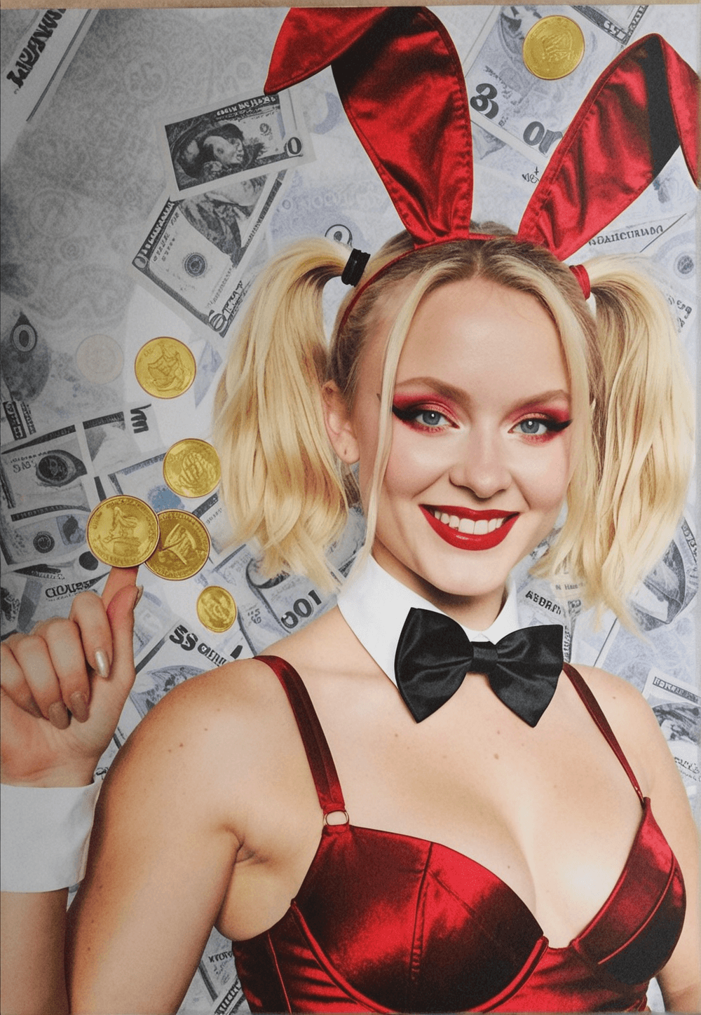 Zara Larsson as Harley Quinn AI mix