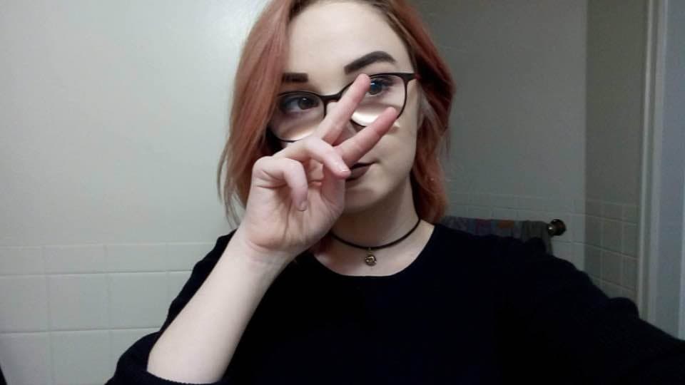 Hairy 19yr old Emily shows off her boobs and toys her cunt