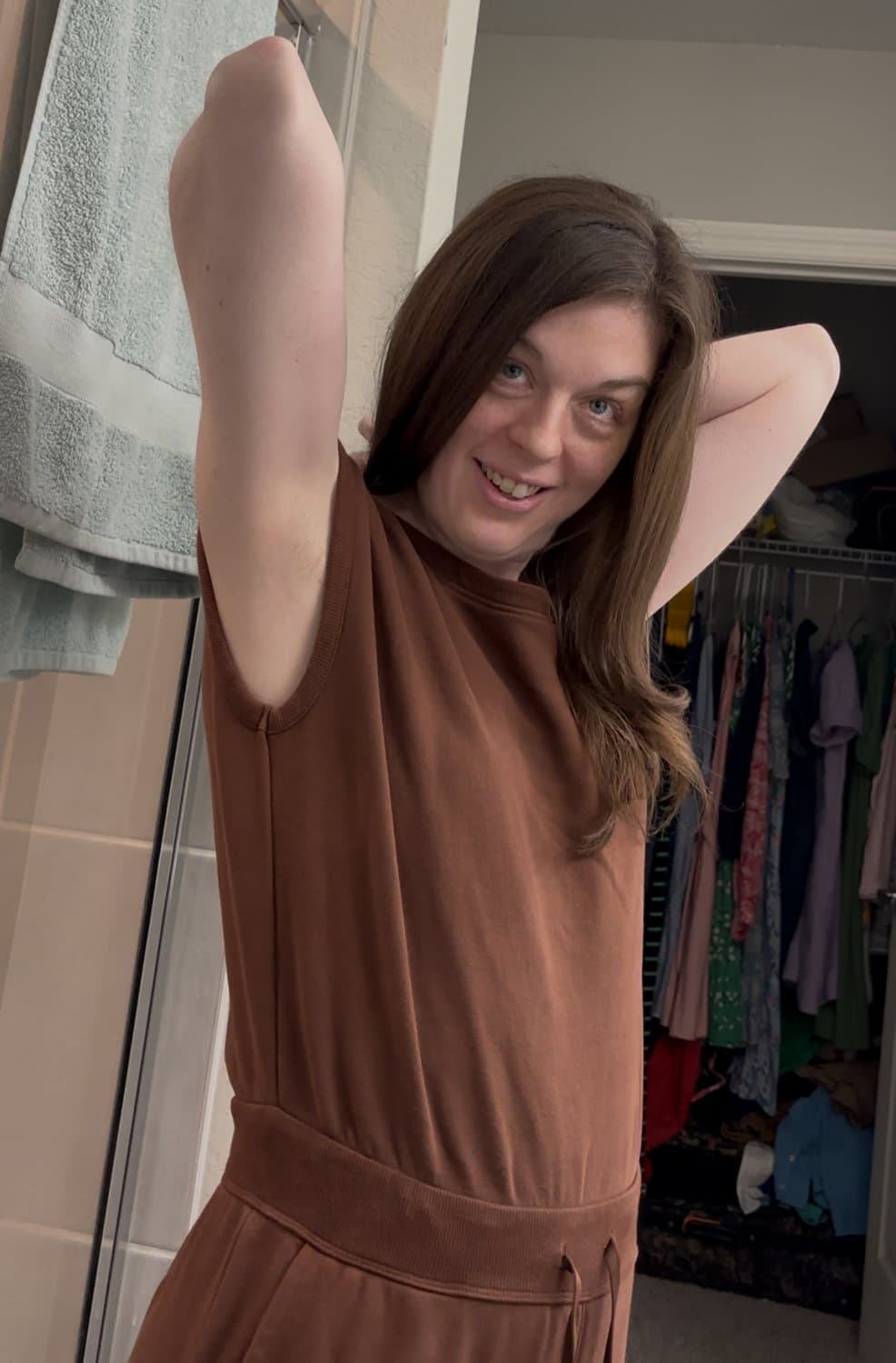 Sexy MILF changing and Hot Down Blouse