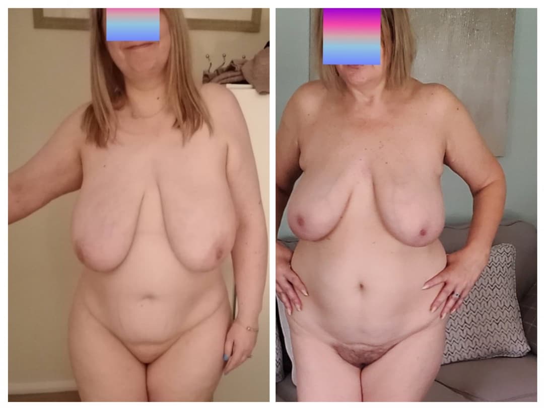 COLLAGE Side by Side Comparison erome wife