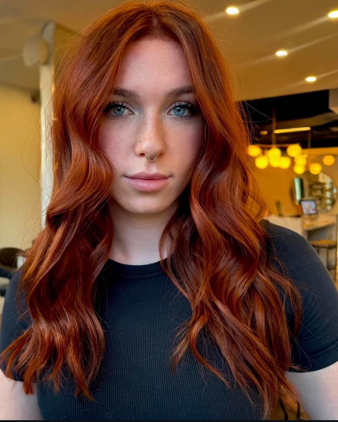 Sexy athletic redhead