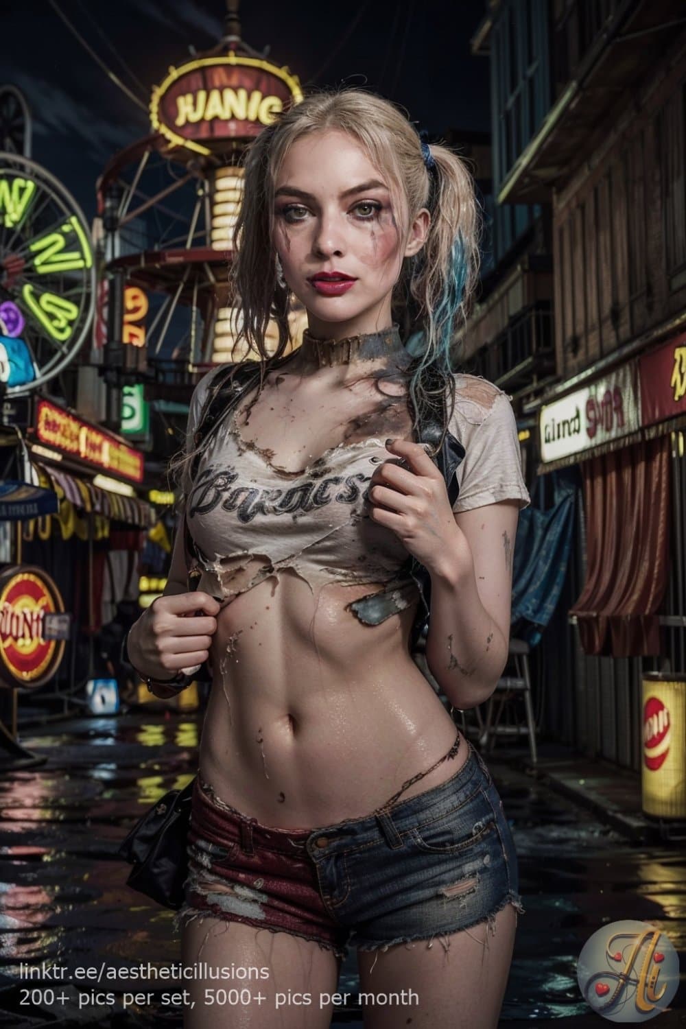 Margot Robbie Harley Quinn ai deepfake nudes pt2