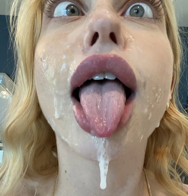 Chloe Cherry facefuck with facial and ahegao