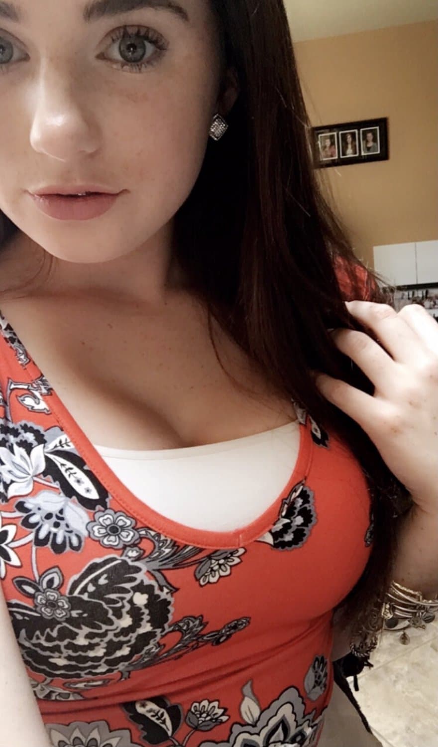 Click to view full size Pale teen shows her soft perky tits