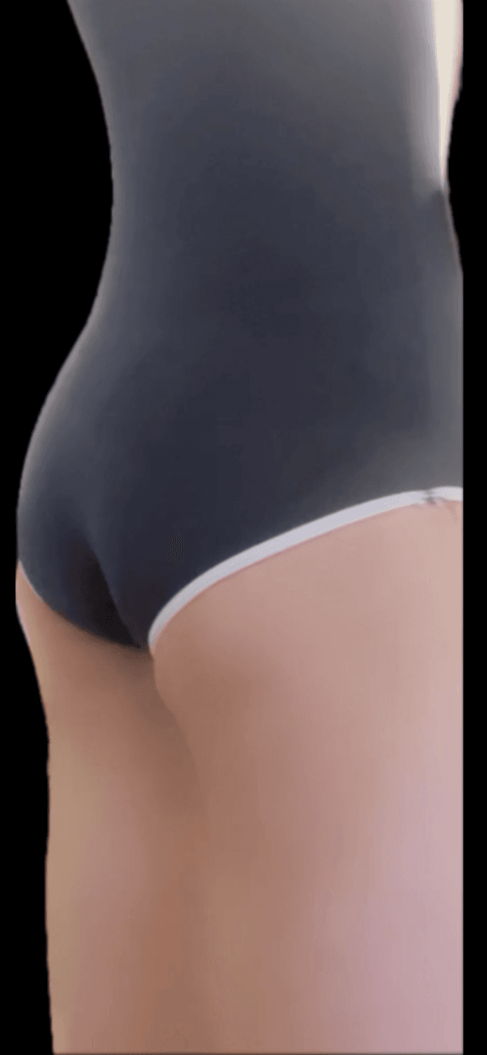 asian femboy in tight body suit