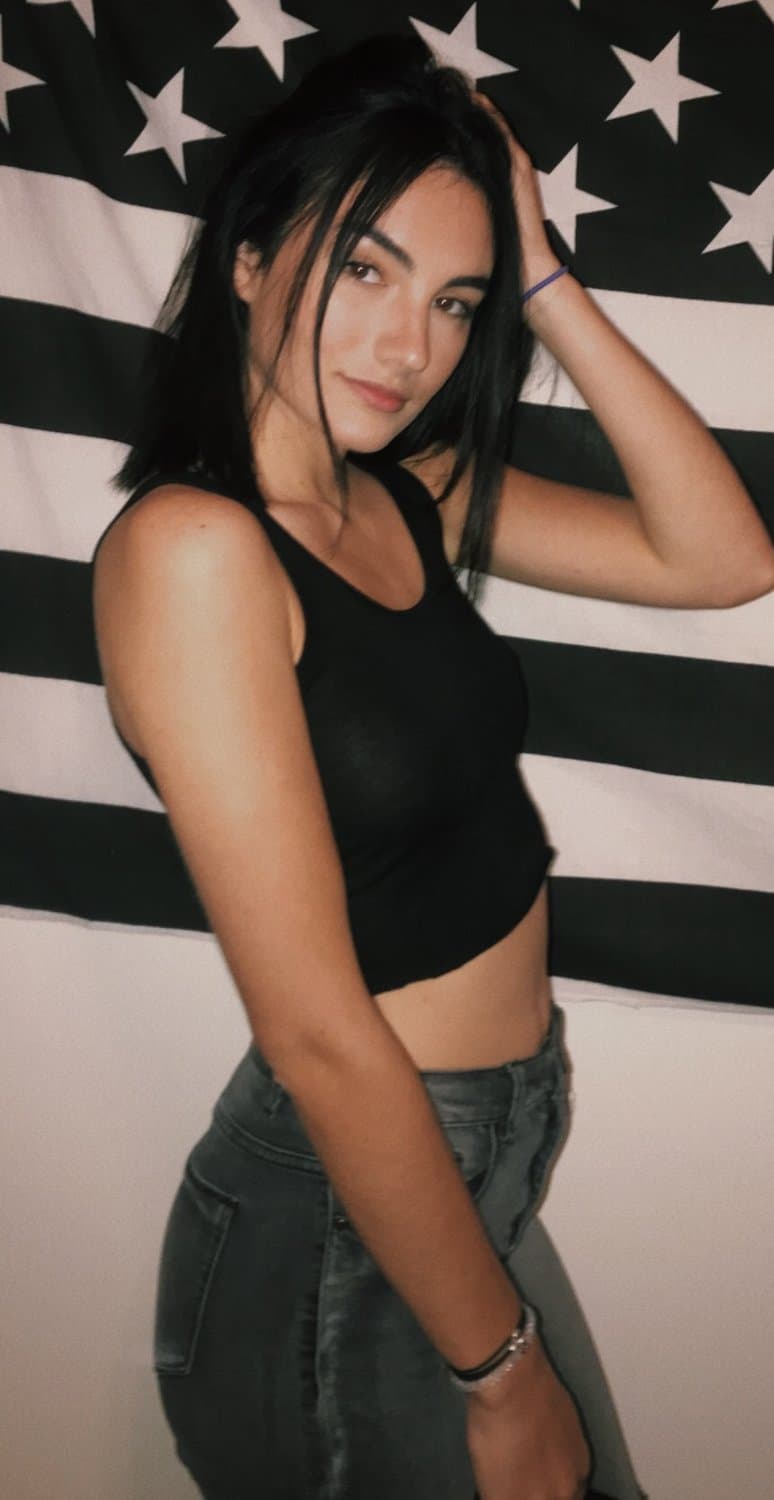 Sexy European teen fashion model with perfect body