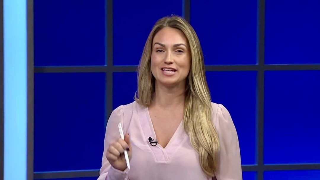 Barstool bimbo & former ESPN hottie proudly gets wet, wild, & topless at spring break