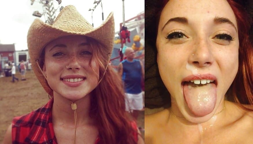 Hot redhead Betty May cam show and nude selfies