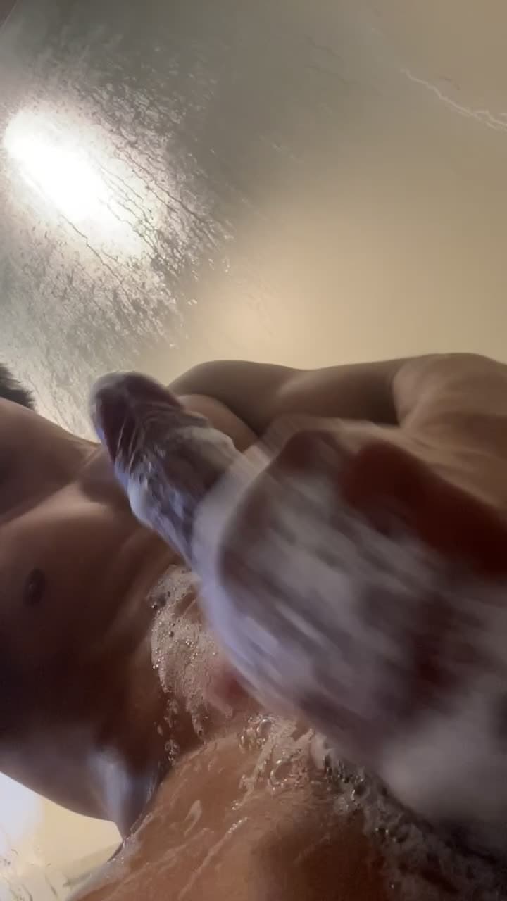 stroking my 6inch in the shower