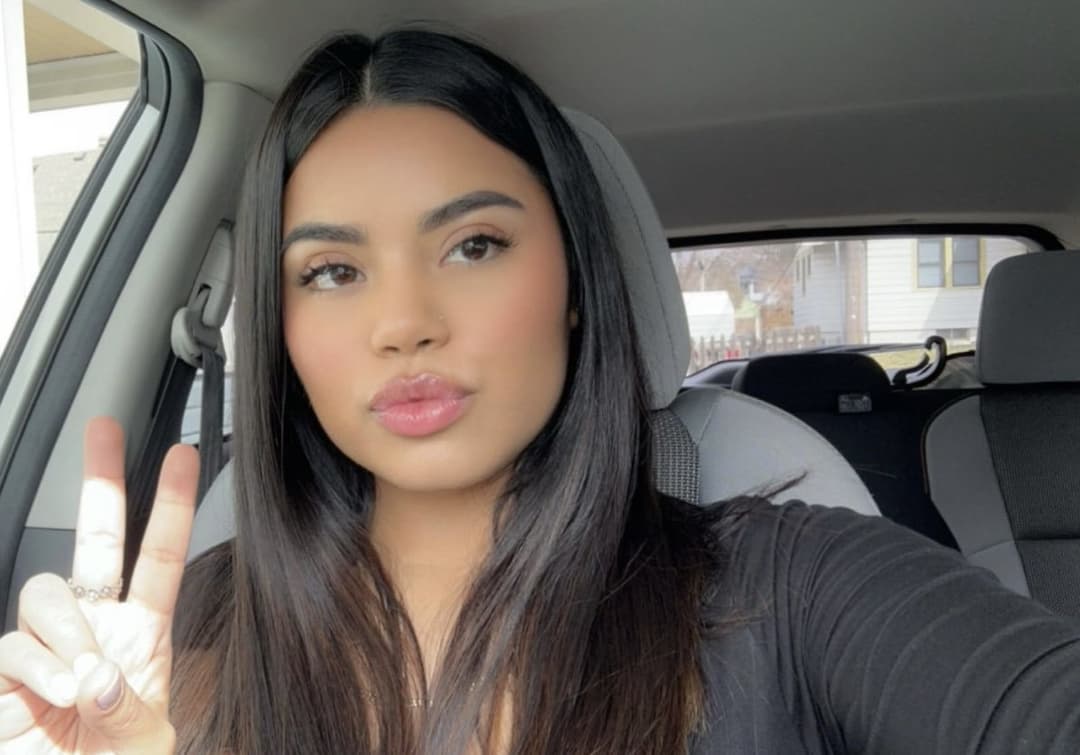 Military Latina loves showing off