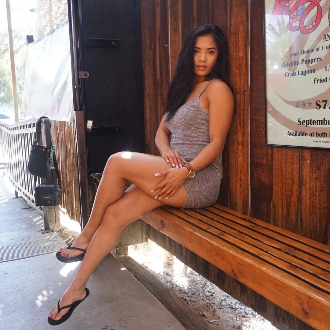 asian fitness model ass feet soles maria robles part two