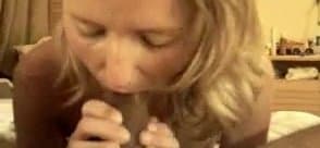 Blonde girlfriend teen amateur suck