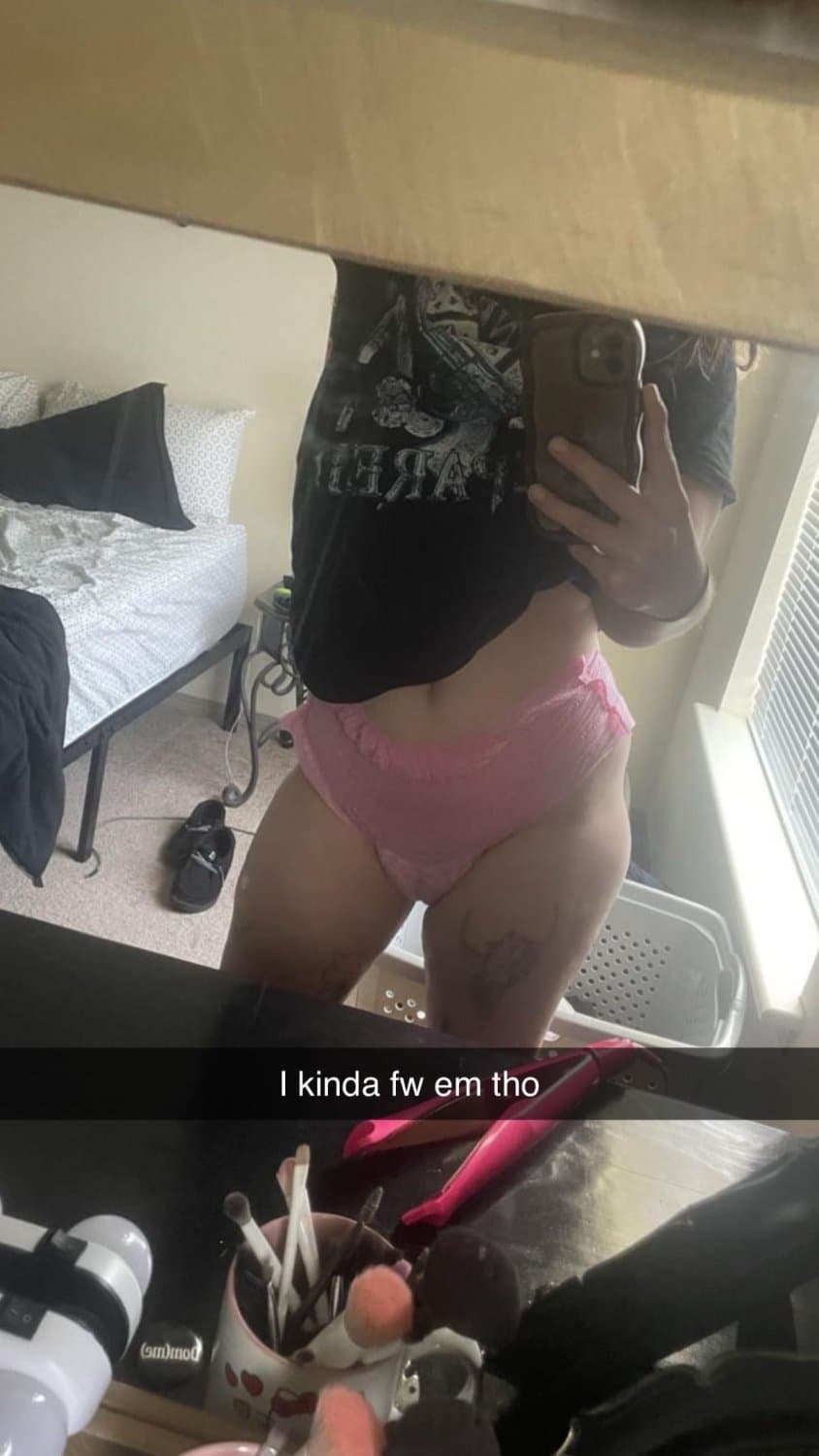 Shy college teen shows how full she makes her diapers