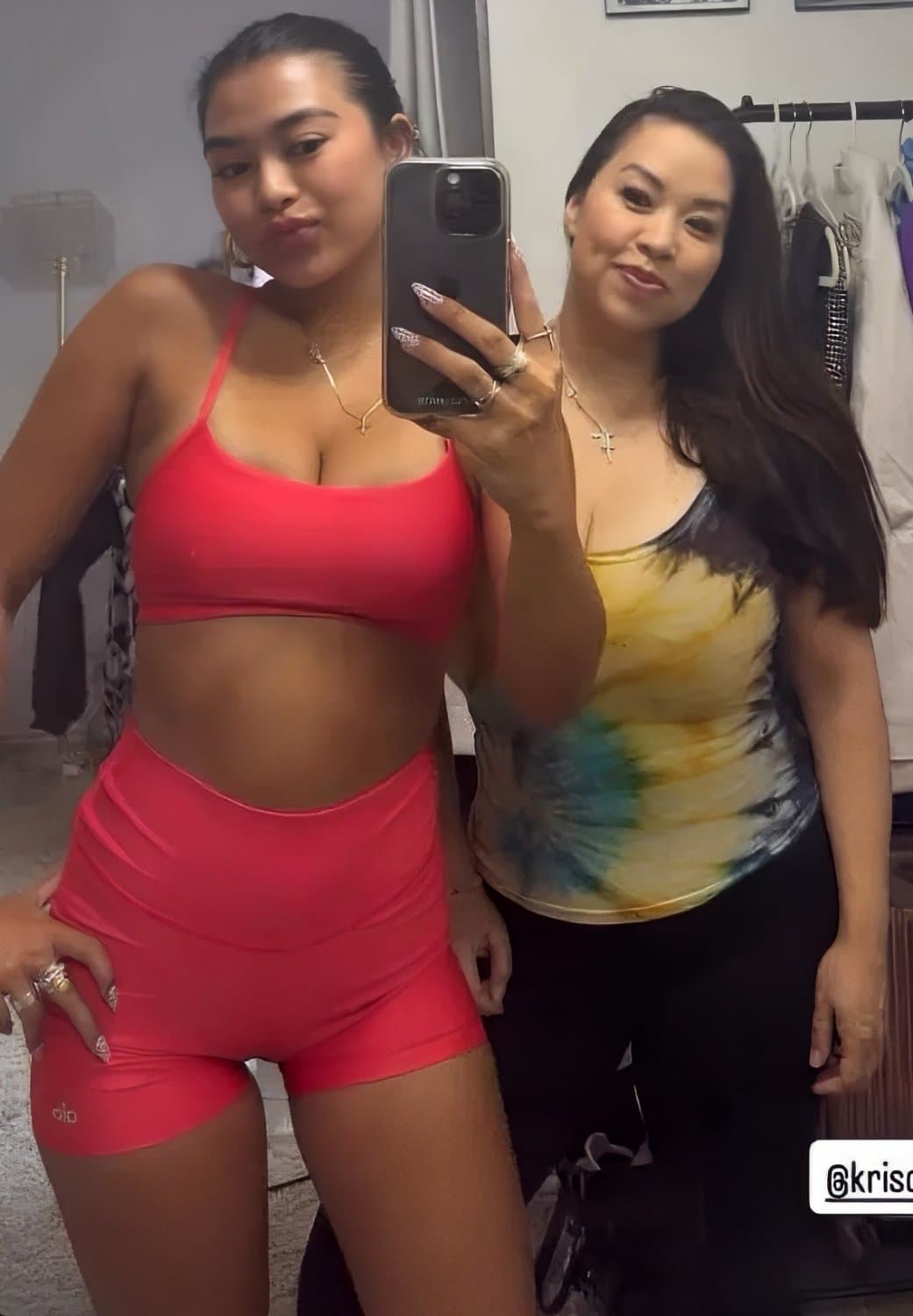 Krischelle Delgado and her Mom with Huge Tits
