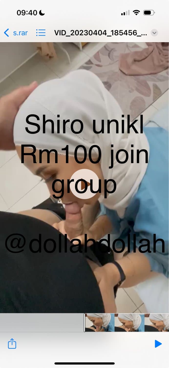 Shiroooooo awek melayu - free preview channel : @dollahdollah tele