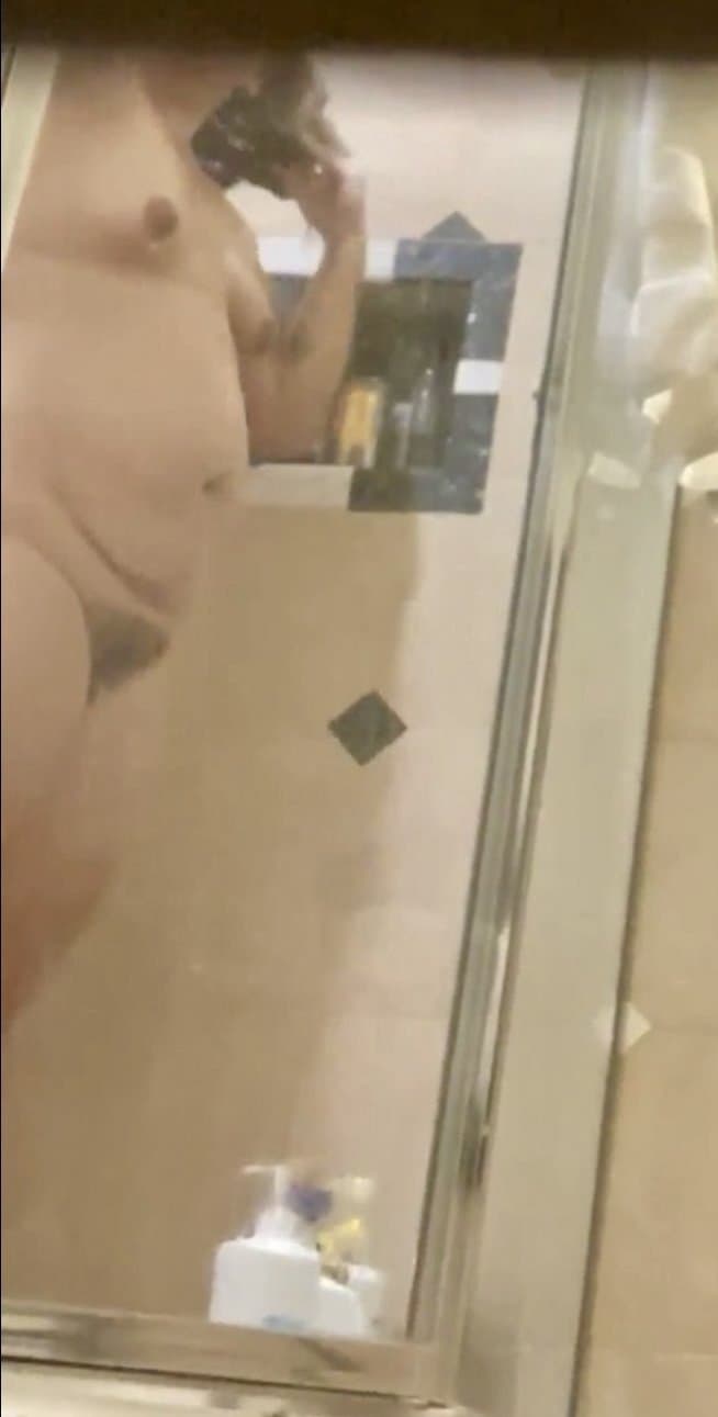 Amateur chubby  Latina Wife showering