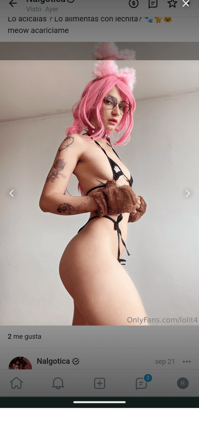 Putita flaquita con culo hermoso y tatuajes, pack filtrado. Gotica culona.