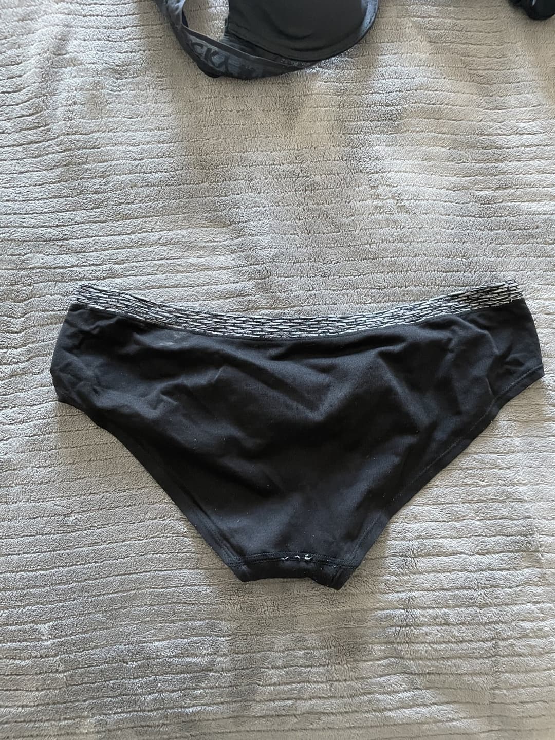 Creepshots of Latina my big sister and her panties & bra