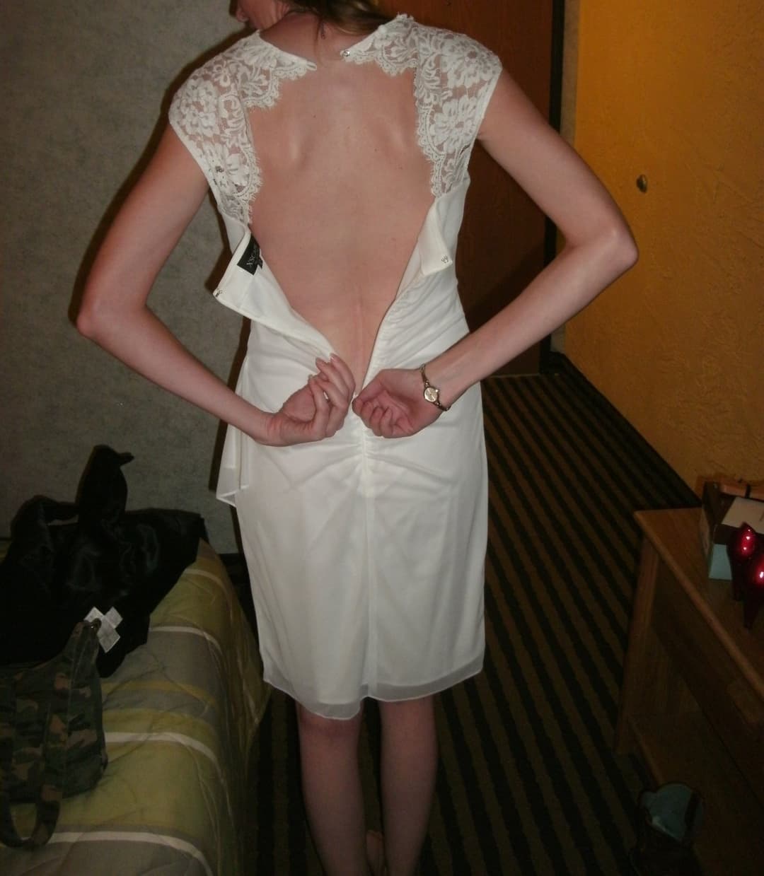 Blonde with small boobs 6