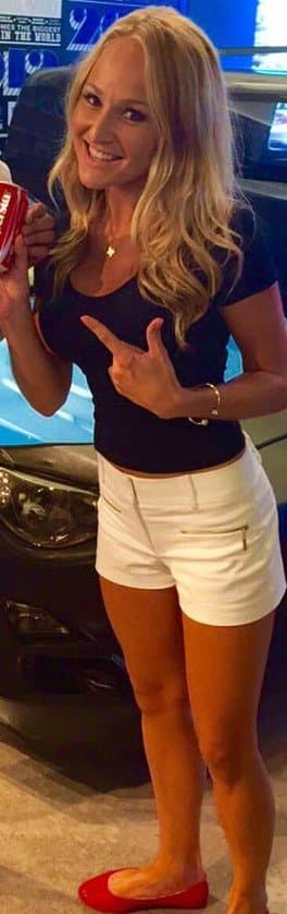 Carly wound up completely naked on the G G W bus to get her some booty shorts from Joe Francis