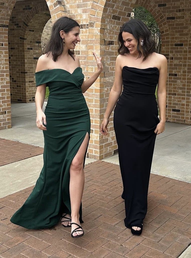 Who should get abused worst? (Green dress or black dress)