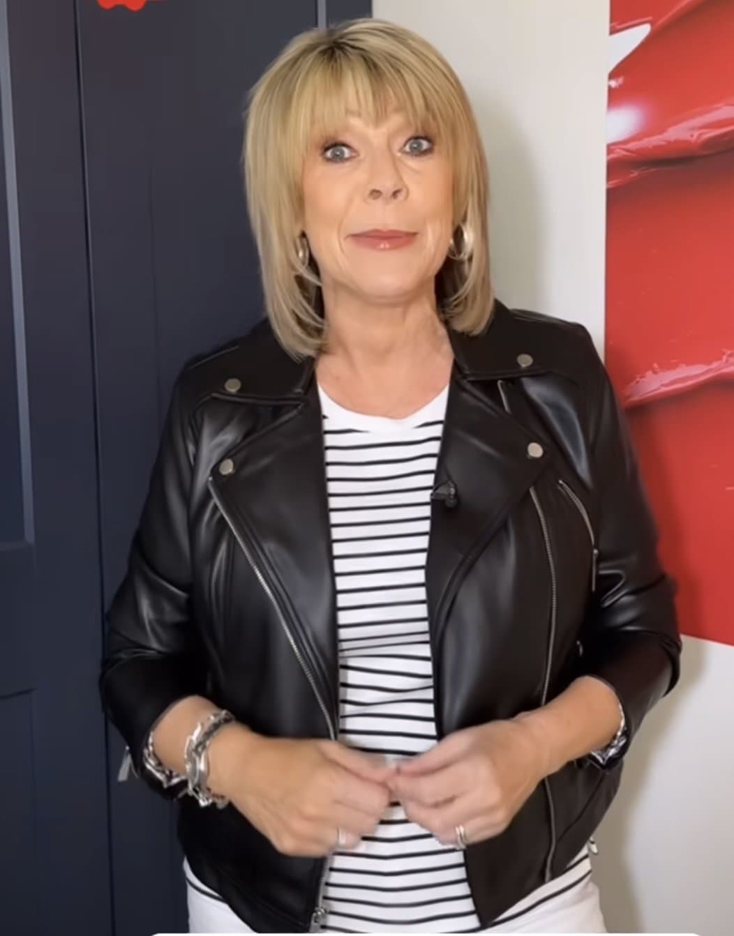 Ruth Langsford - Leather Jacket