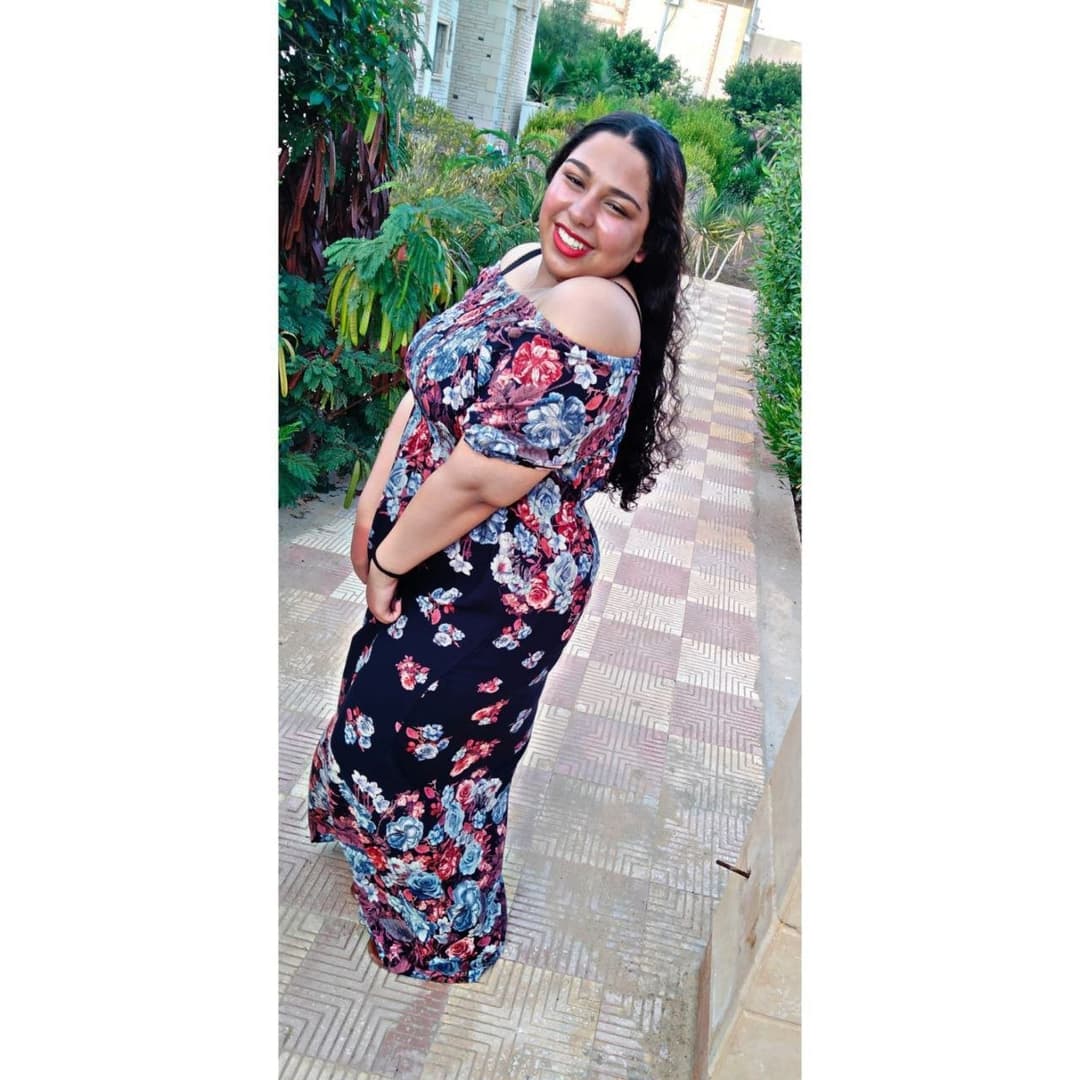 Egyptian veiled woman with soft body