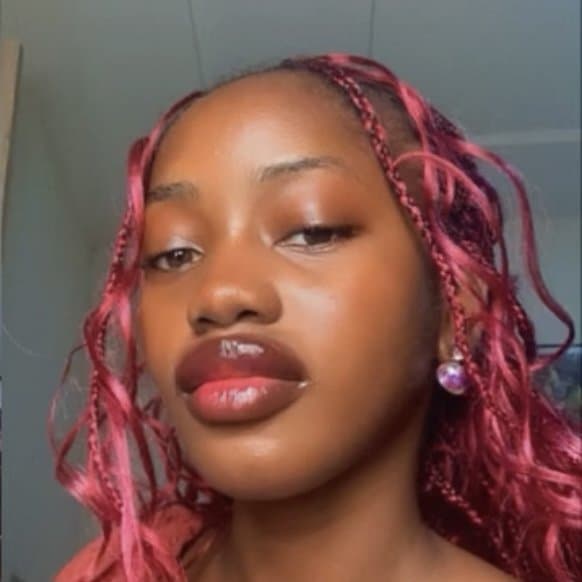 cute chick with dick sucking lips