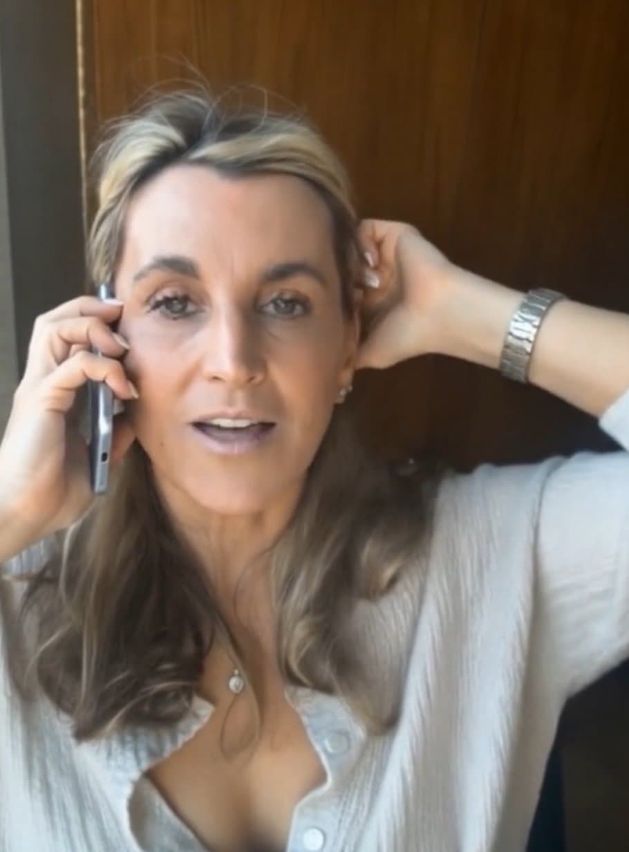 More of this Slutwife — just ask — here she is calling hubby.   And not telling him she is in hotel