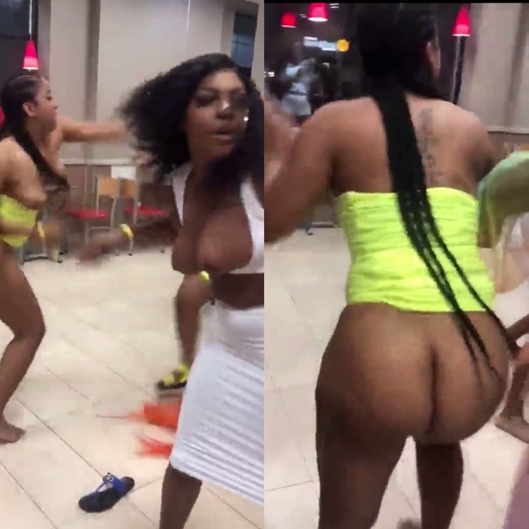 Ass and Titties out in a restaurant fight ??