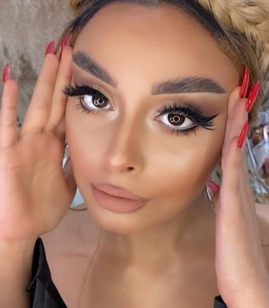 Sexy glamour woman face