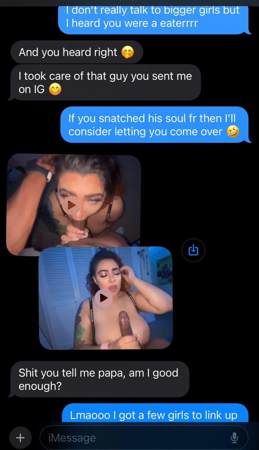 She’s mine #37 soul snatcher took care of a fan DM on telegram @kingofhoes to be next