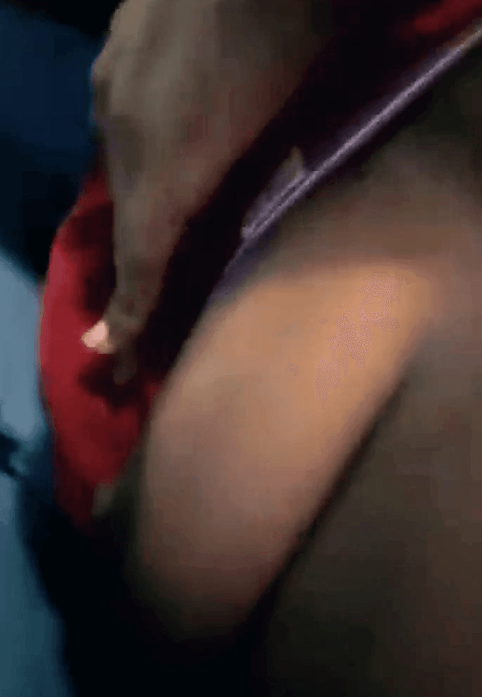 Surprising a stranger with a dick flash