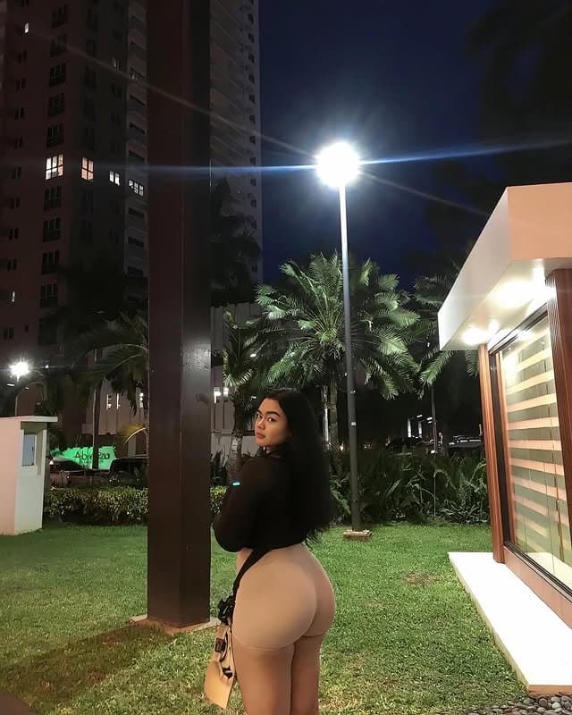 Click to view full size Thick Pinay cyclist Eliza (Aki) shirt hair talaga siya naka wig lang