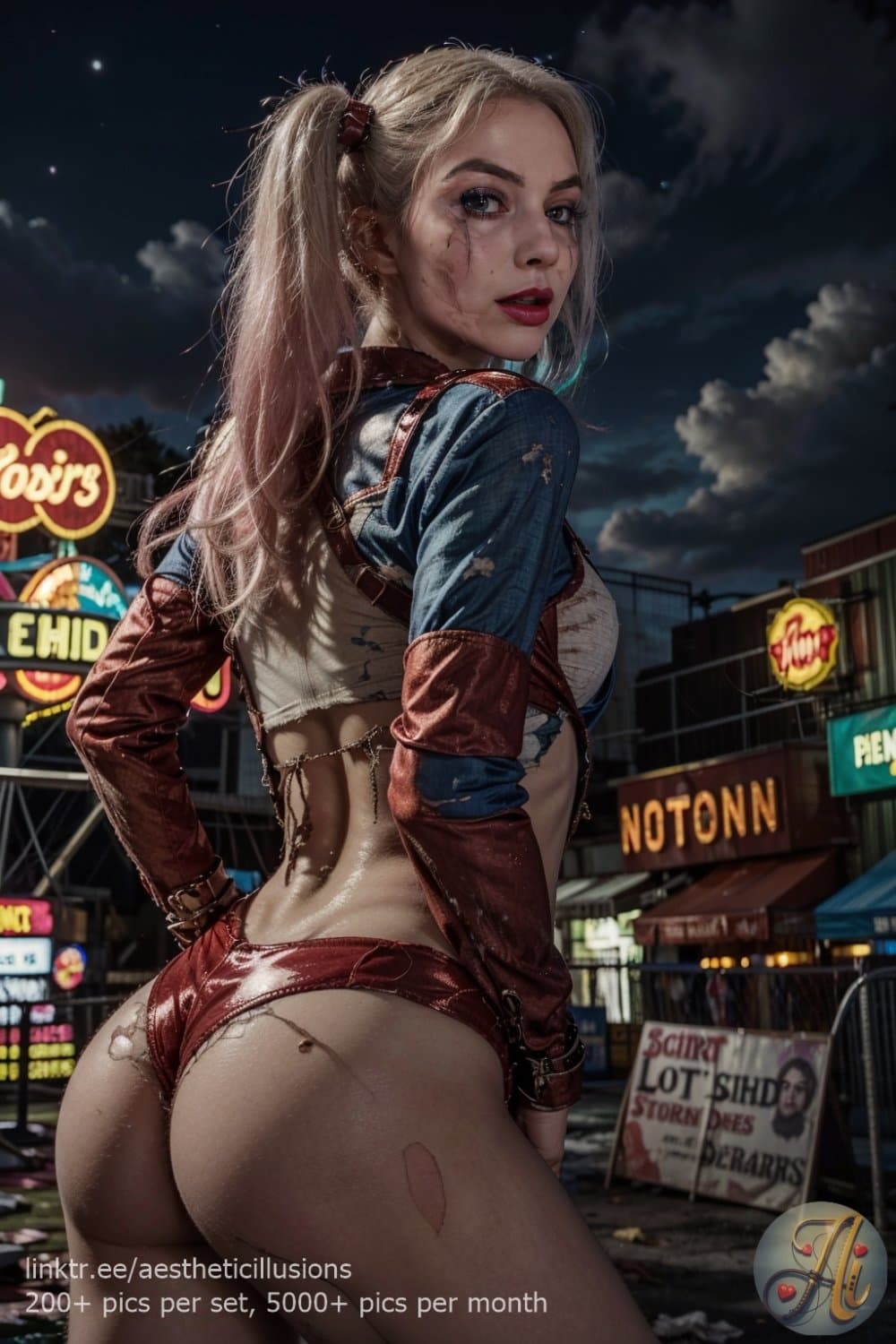 Margot Robbie Harley Quinn ai deepfake nudes pt2