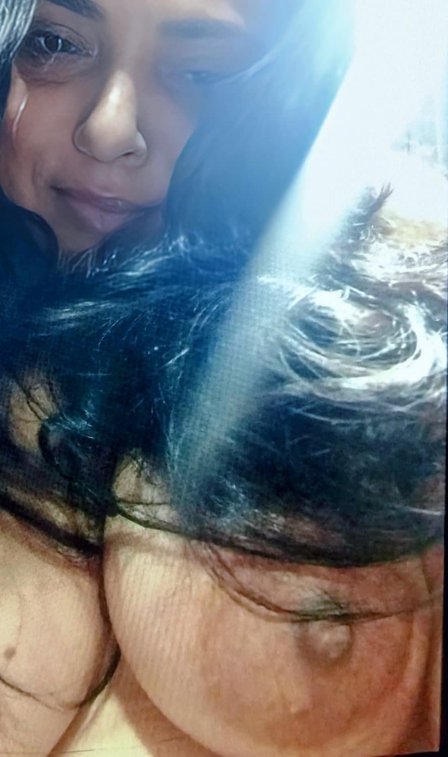 Hermosas y grandes pezones