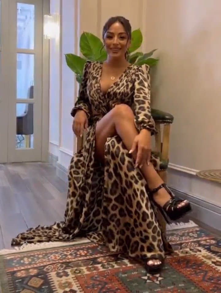 Sexy glamour feet pedicure woman